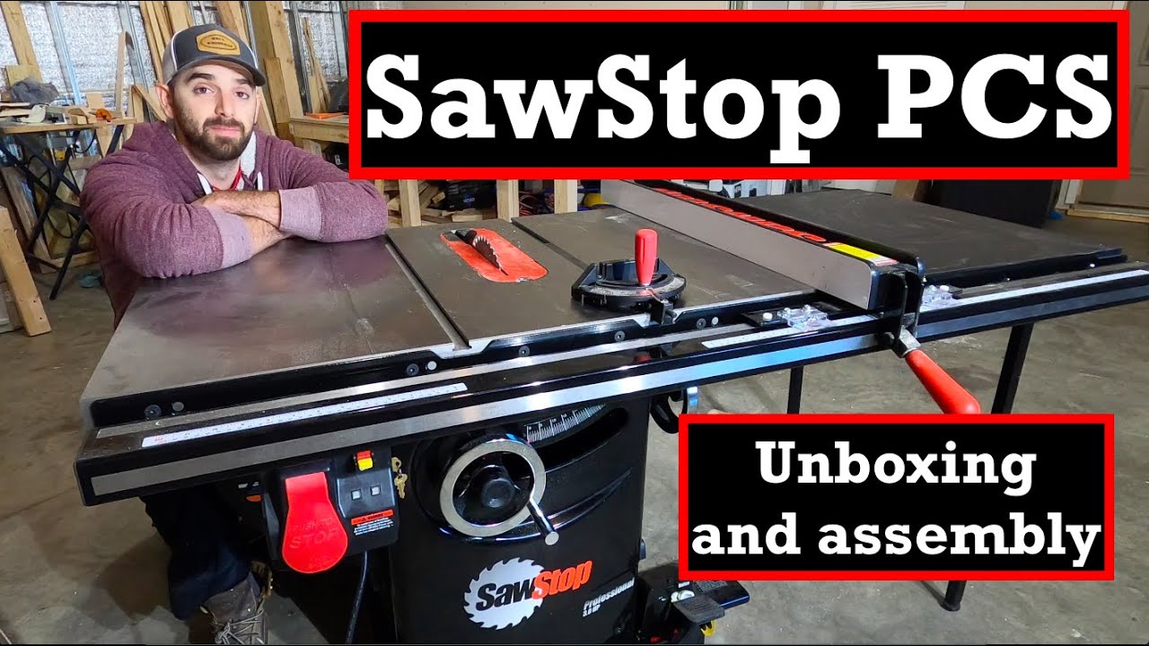 SawStop PCS Unboxing, Assembly, and Reasons Why I Bought this Saw
