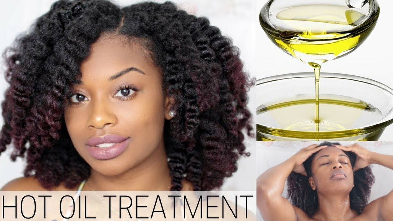 DIY HOT OIL TREATMENT FOR DRY AND FRIZZY NATURAL HAIR | journeytowaistlength