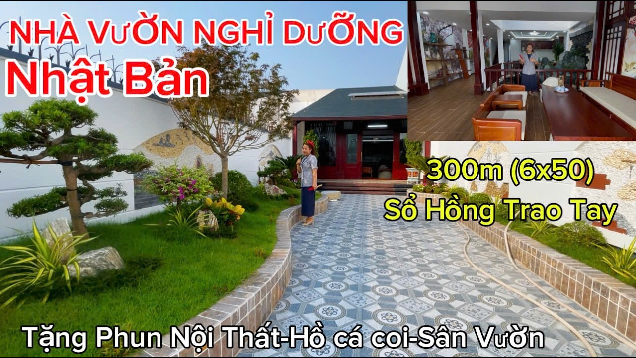Tập 104 : Review Nhà Vườn Nhật Bản 300m² – Sân Vườn Đẹp Như Resort
