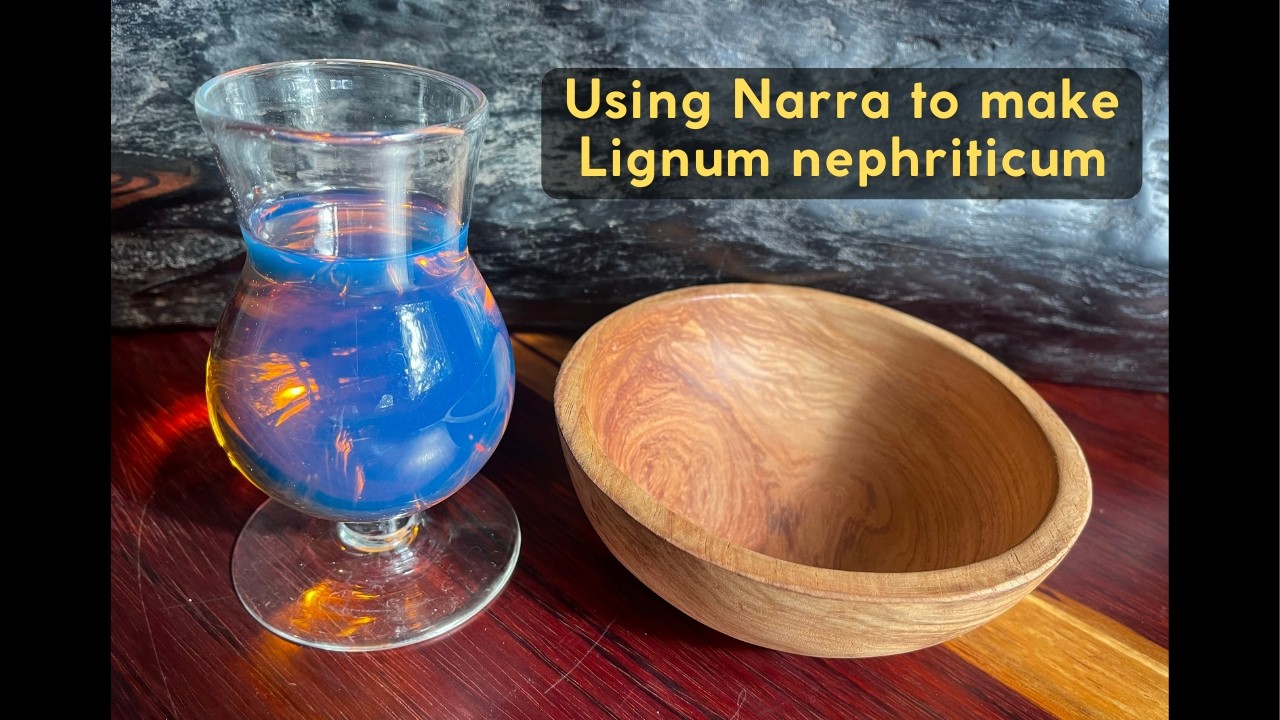 Using 🇵🇭Philippine Narra 🌱 to make Lignum nephriticum