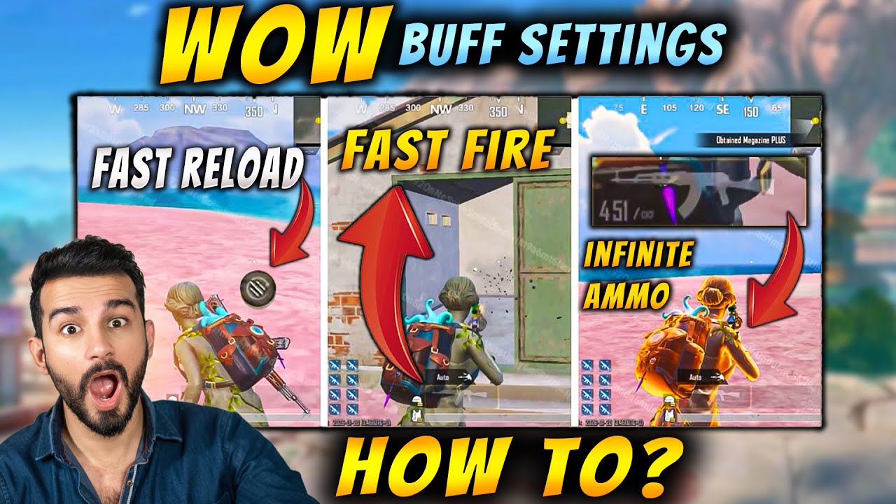 HOW TO INCREASE GUN AMMO, FIRE RATE & RELOAD SPEED | WOW MAP GUN BUFF SETTINGS