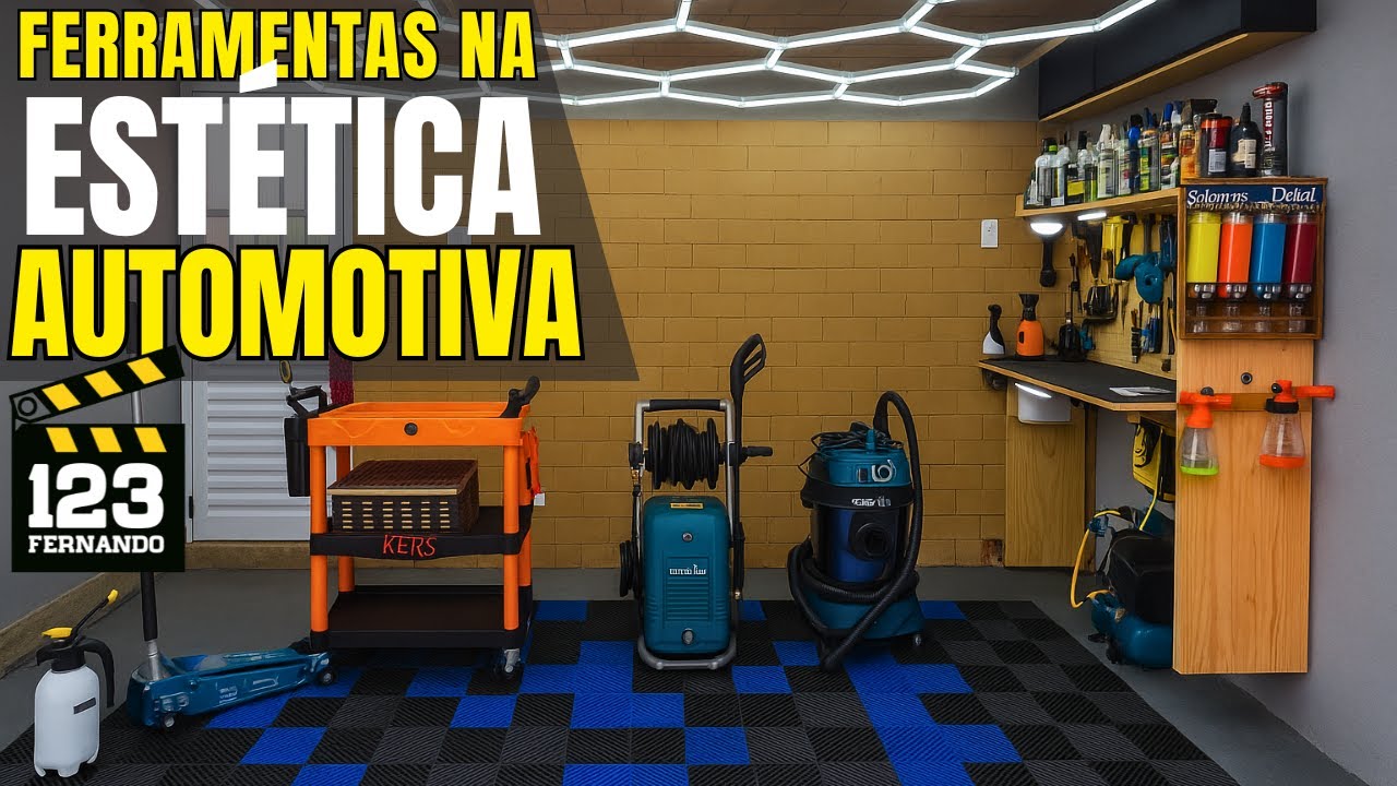 FERRAMENTAS PELO BRASIL! DICA DE PRODUTOS E EQUIPAMENTOS P/ INICIAR ESTÉTICA AUTOMOTIVA C/ QUALIDADE