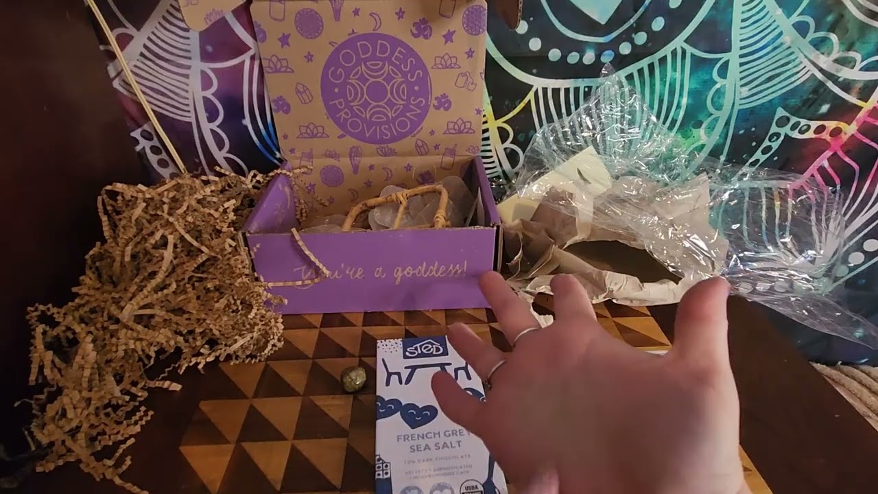 📦✨ Goddess Provisions Unboxing | Mystical Treasures Revealed 🌙💎🔮