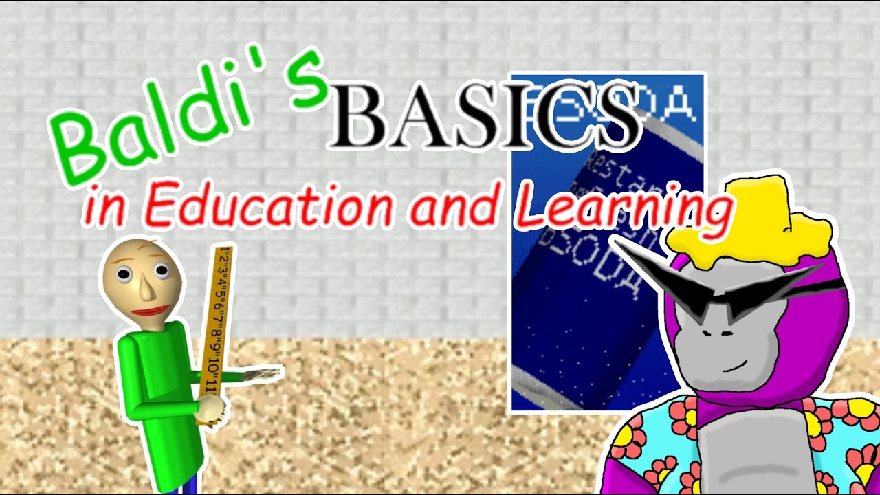 ZovabuzzYT: baldi's Basics gameplay (❗this gameplay video is glitchy btw❗) #baldisbasics 