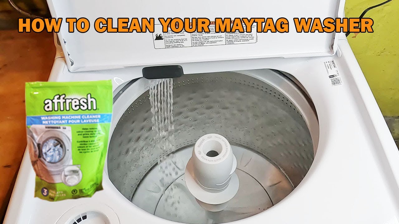HOW TO CLEAN YOUR MATAG TOP LOAD WASHING MACHINE WITH AFFRESH
