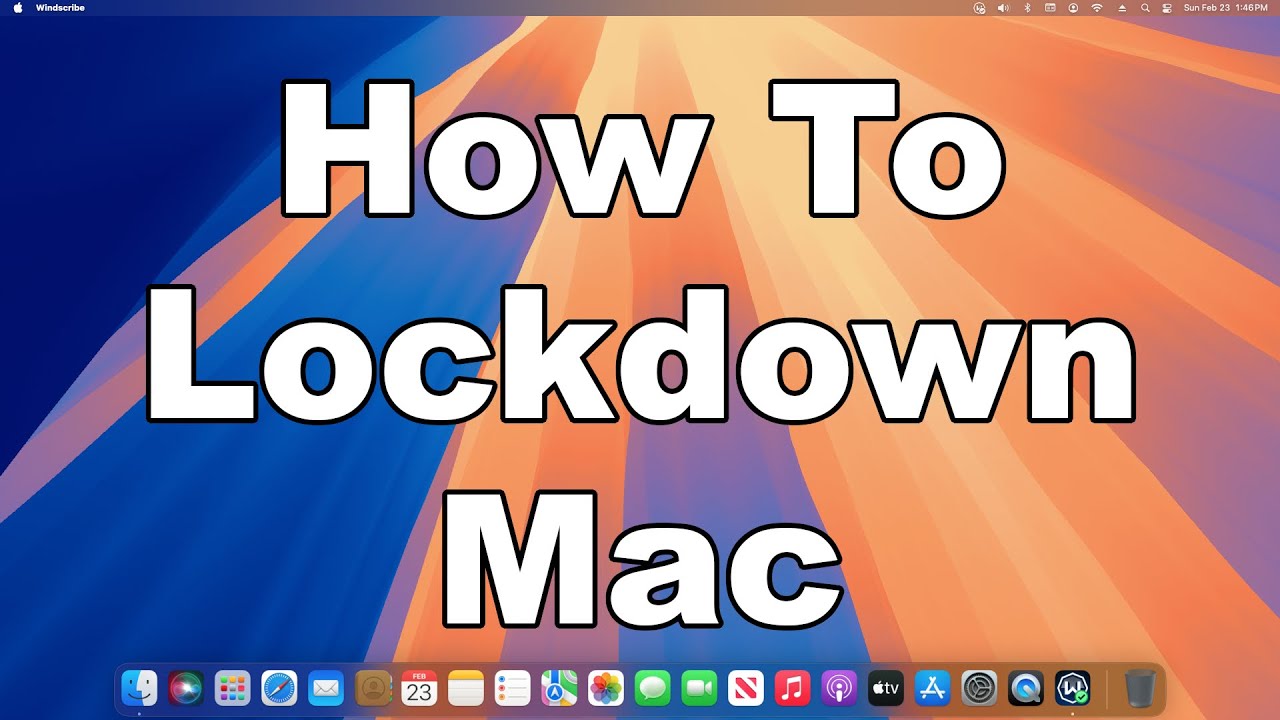 Как быстро и легко заблокировать свой Mac с помощью встроенной в macOS функции | Краткое и просто...