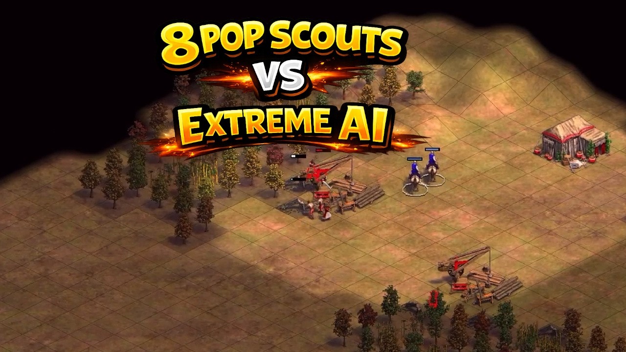 Kann man mit dem 8 pop Scout Rush die Extreme KI besiegen?