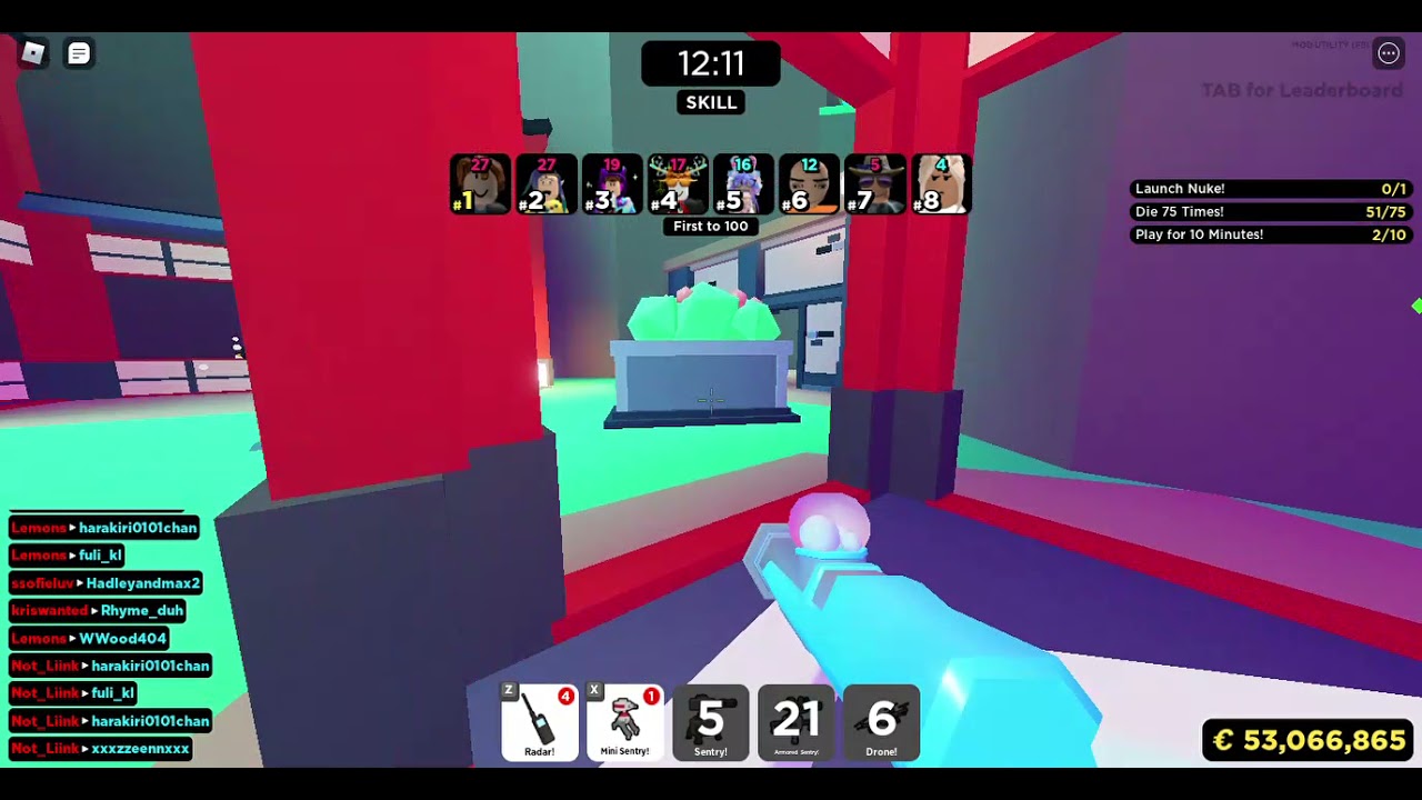 Suijin Map with Not_Liink on My Team | Roblox BIG Paintball!