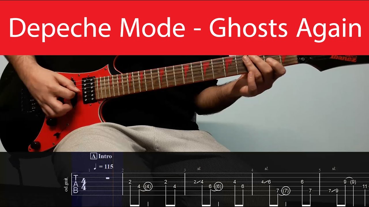 Depeche Mode - Ghosts Again Guitar Cover With Tabs