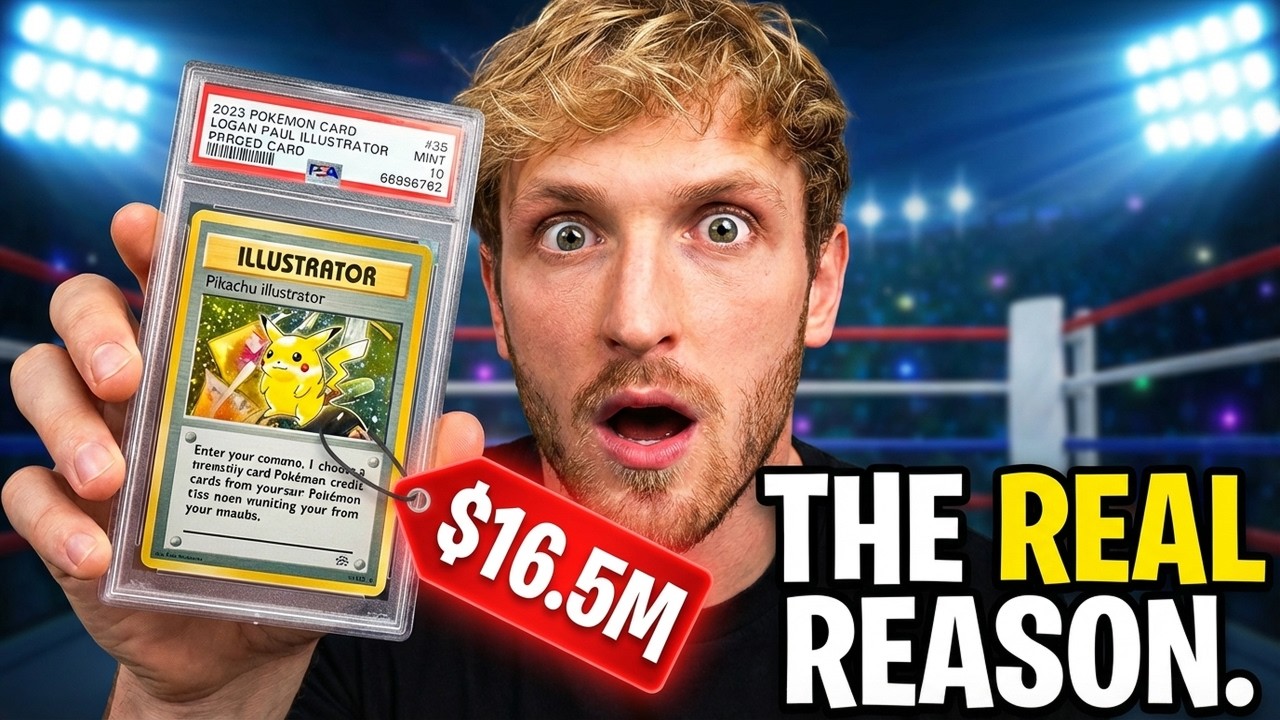 Logan Paul Spent $16.5M on Pikachu Card for This Reason
