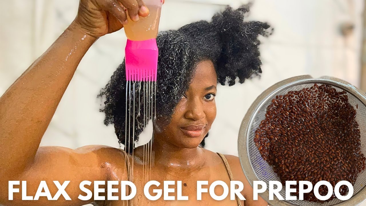 MY FLAX SEED GEL WASH ROUTINE FOR HEALTHY HAIR | HOW TO USE FLAXSEED FOR HAIR GROWTH