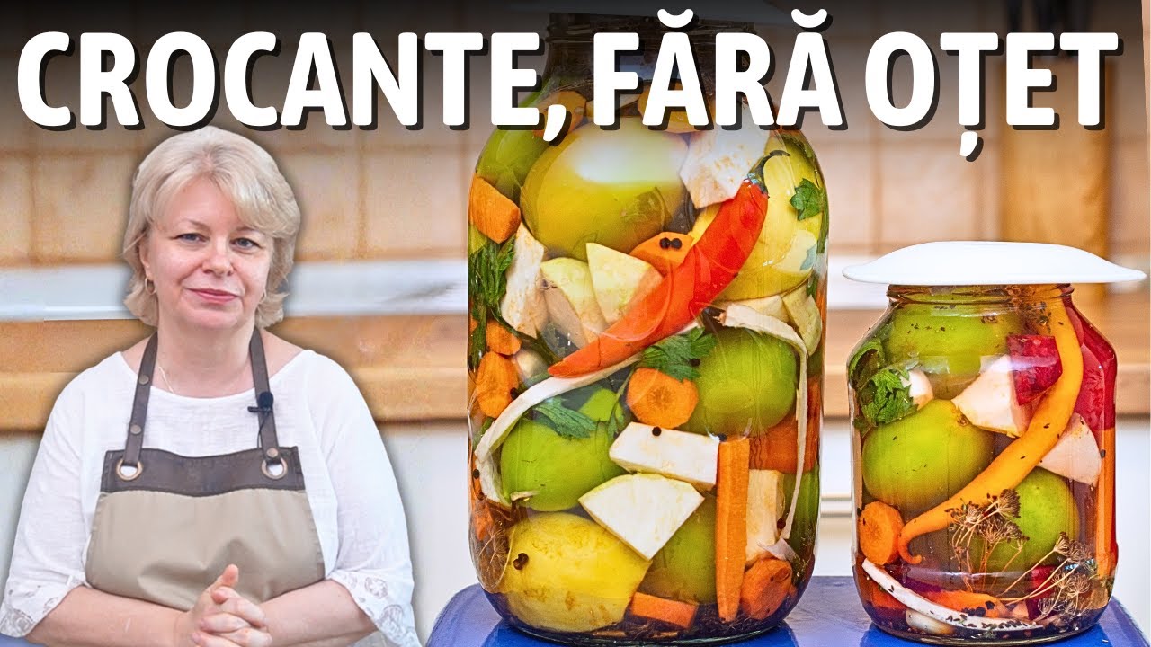 Cum se pun murăturile în saramură ca să rămână crocante? Rețeta explicată pas cu pas.