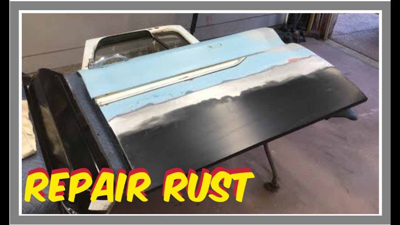 Outer door bottom rust repair