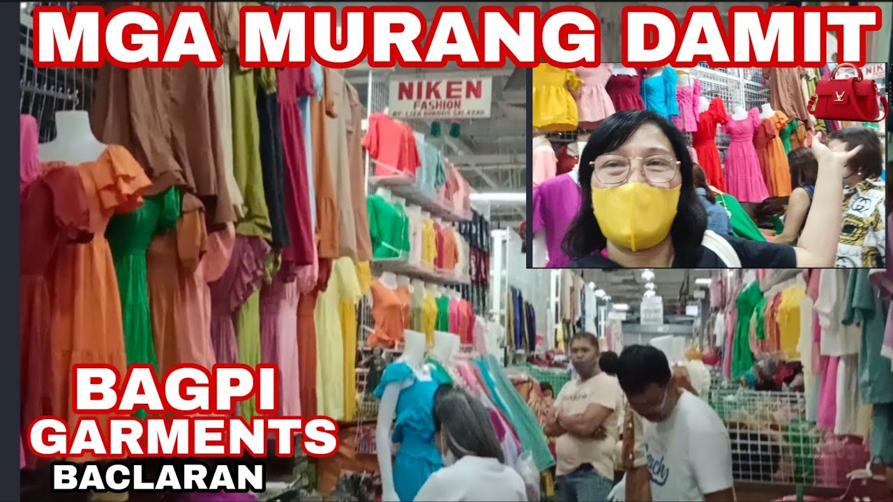 MGA MURANG DAMIT SA BAGPI GARMENTS BACLARAN #pasaycity