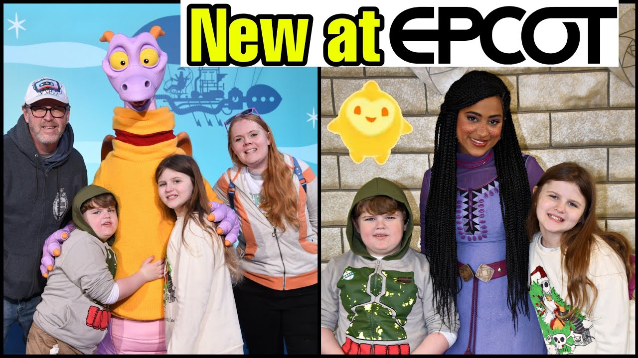 New Characters at Epcot & Thoughts on New Additions | Meeting Figment & Asha from Wish