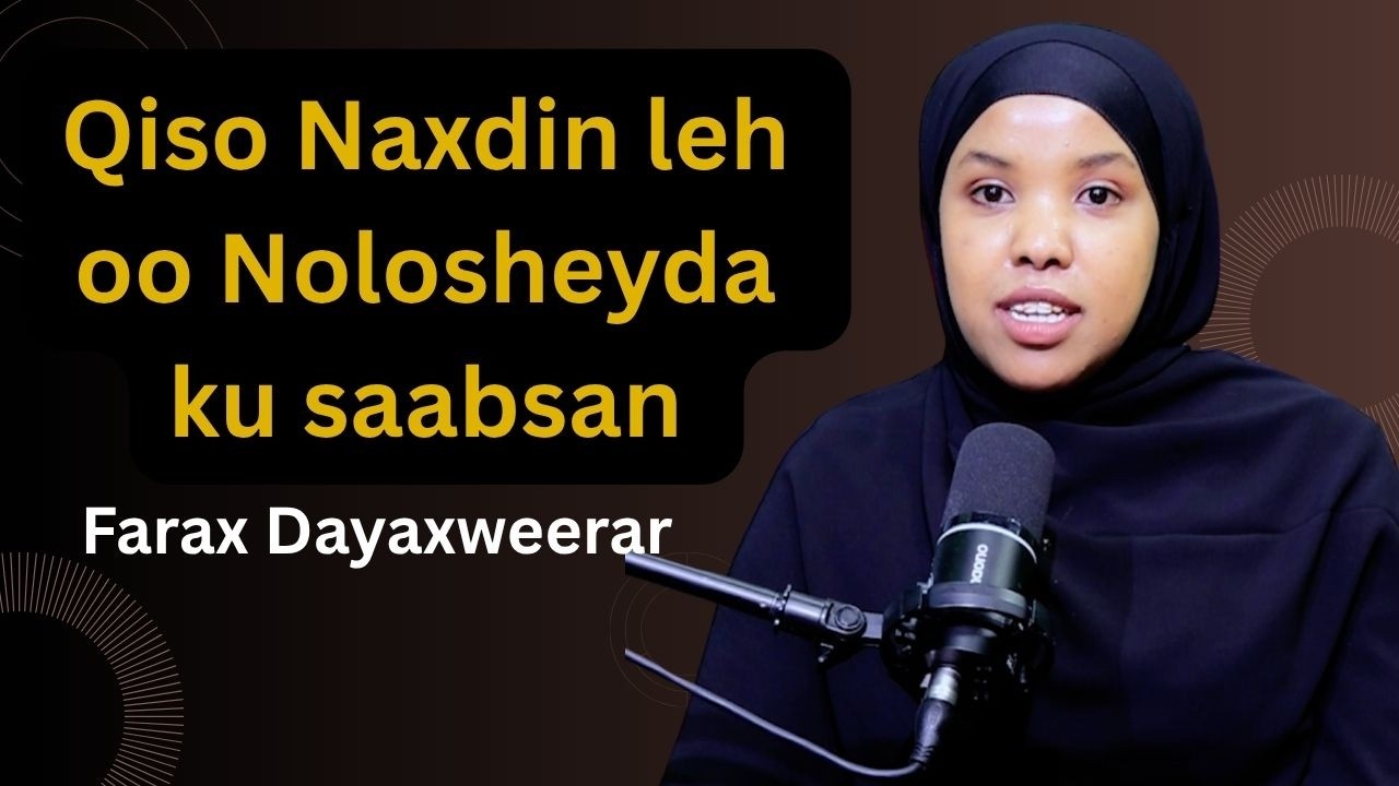 Fariin la isoo diray ayaa nolosheyda badashay 