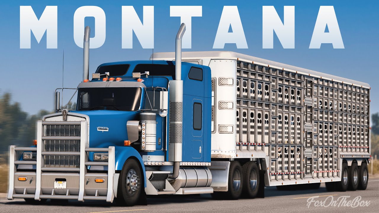 Cattle Hauling in Montana! - American Truck Simulator