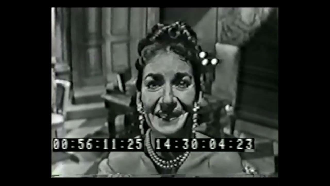 Maria Callas performs from Tosca (1965)