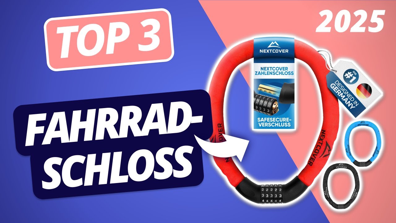Das beste FAHRRADSCHLOSS 2025 | TOP 3 Fahrradschlösser im Vergleich