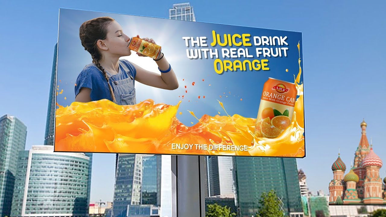 How to Design a Billboard Banner in Photoshop Tutorial
