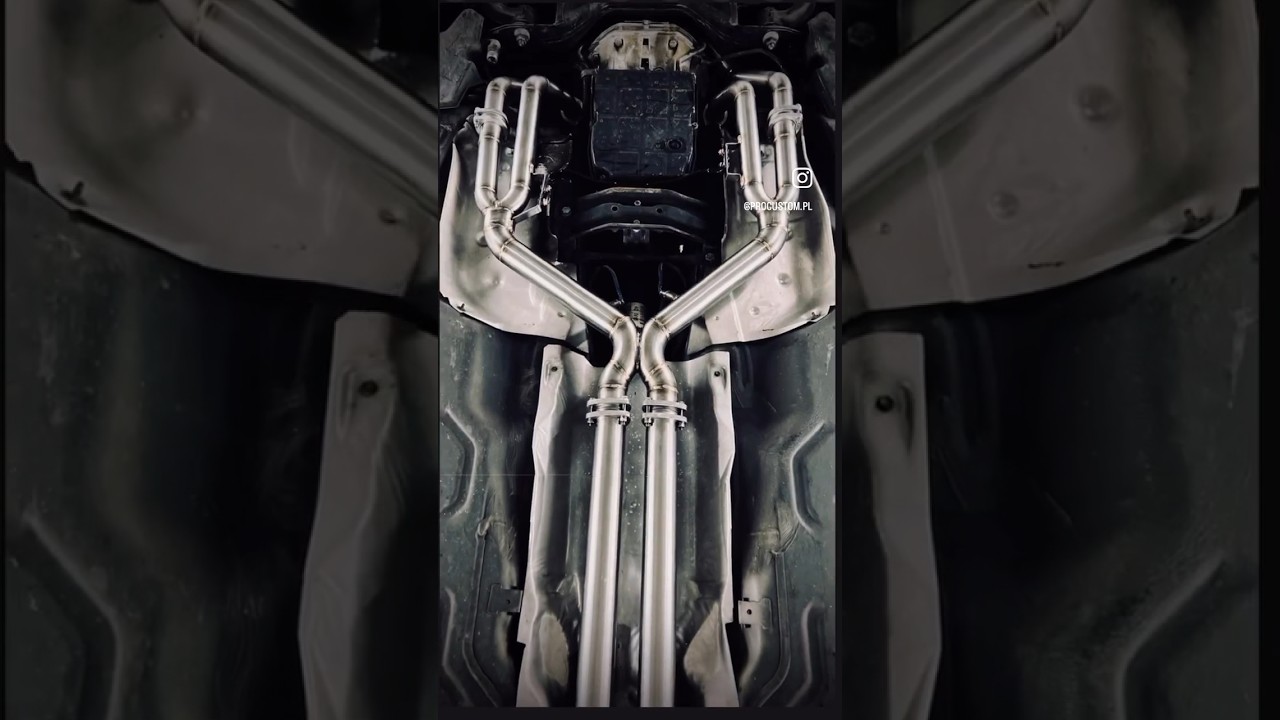 -= Mercedes c140 V12 Exhaust by @PROCUSTOM.PL -= OEM headers