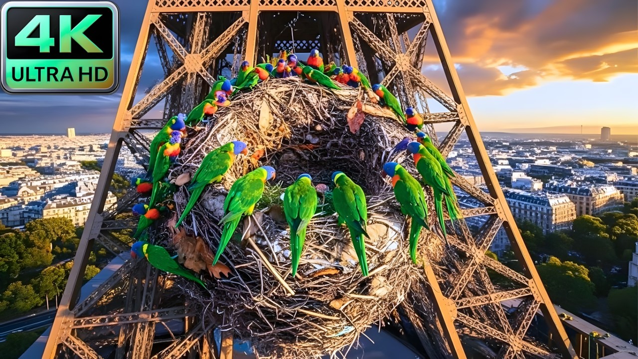 Great architectural creations woven into the heart of the city by a little bird | natural sounds
