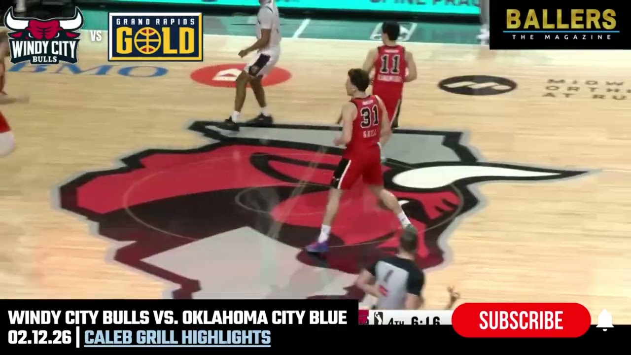 Caleb Grill vs. Grand Rapids Gold | Windy City Bulls Highlights | NBA G League | 02.12.26