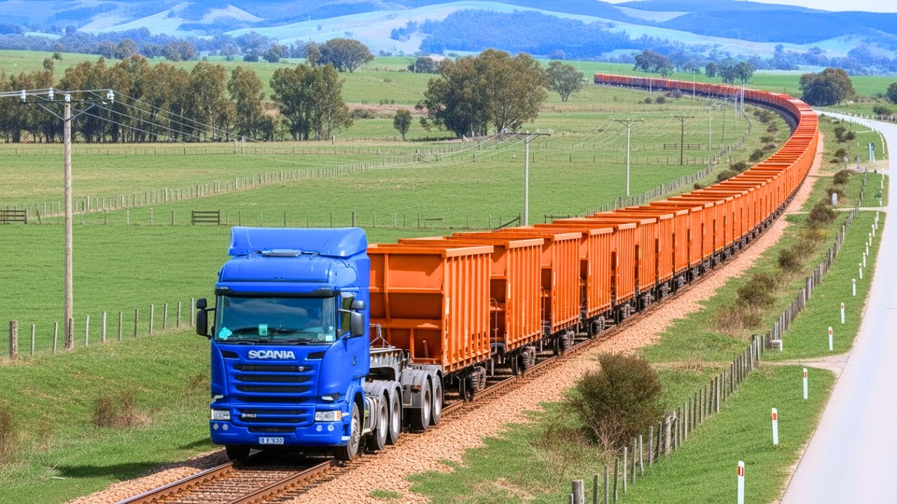 TRENS na ESTRADA! Como a Austrália Criou os Caminhões Mais LONGOS do Mundo.