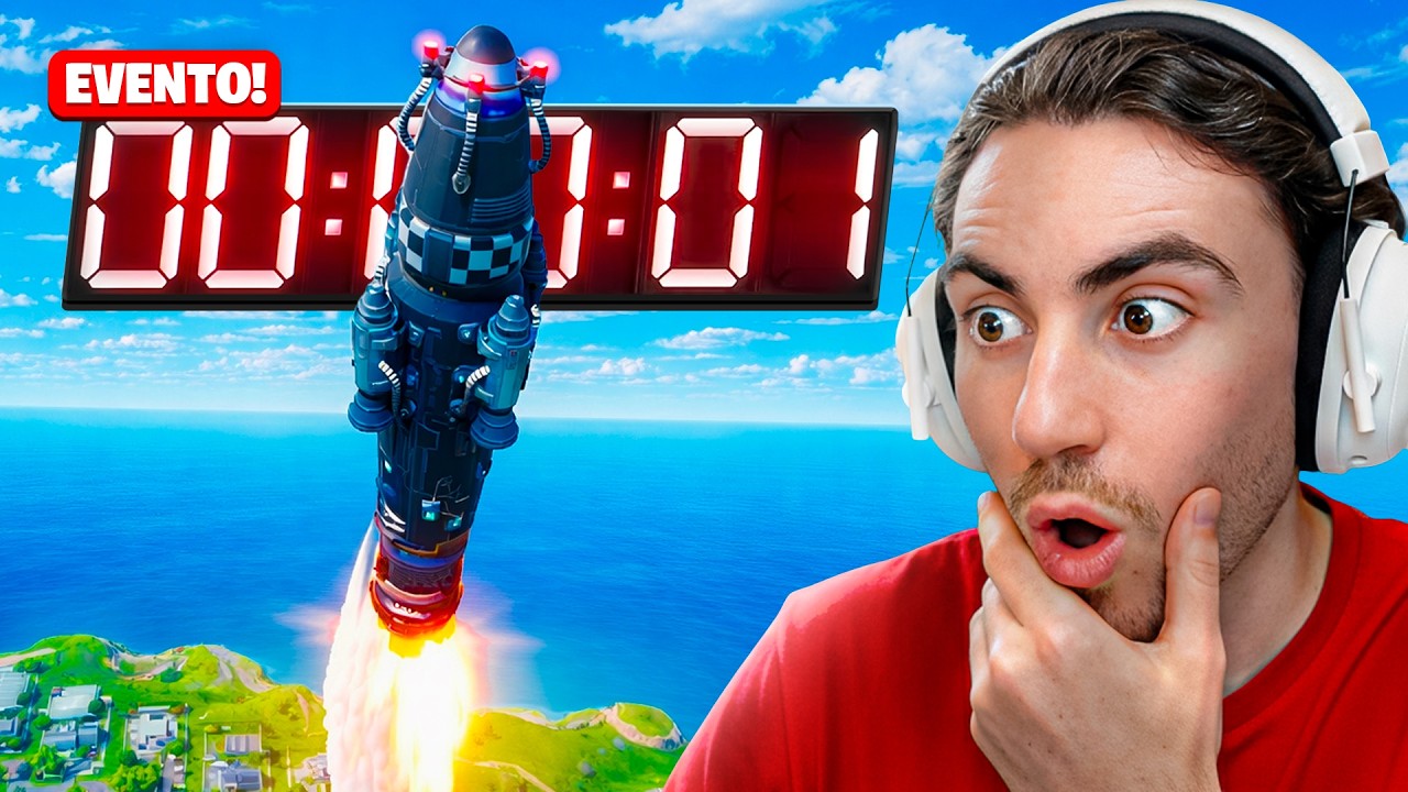 24HR PARA EL EVENTO DEL COHETE EN FORTNITE🤩 #EpicPartner