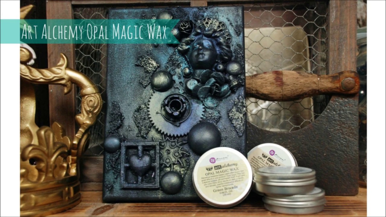 Art Alchemy Opal Magic Wax - tutorial