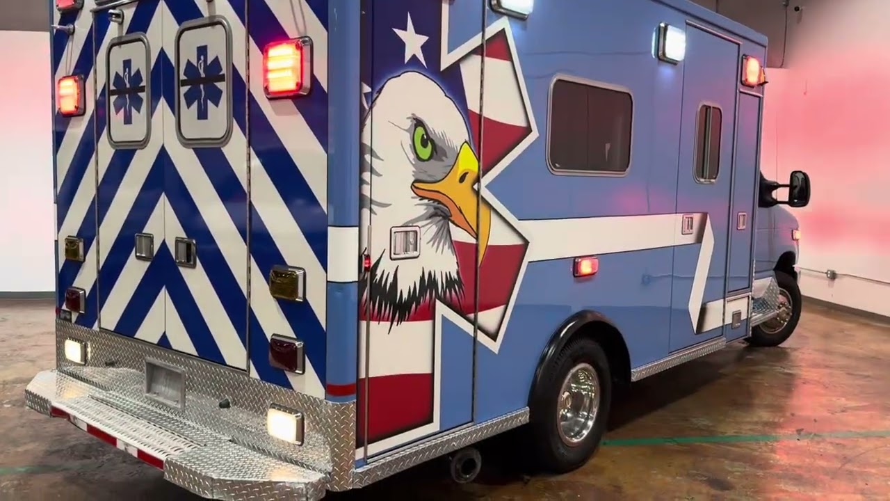 2014 Ford E450 Life Line Ambulance 🚑 for sale by Pilip Ambulances Stock # 25-41