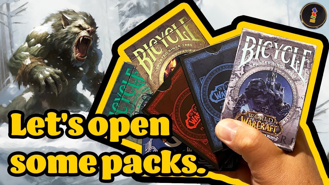 Blizzy Blizz! Blizzard World of Warcraft Playing Cards & an Overwatch Deck too! Let's go!