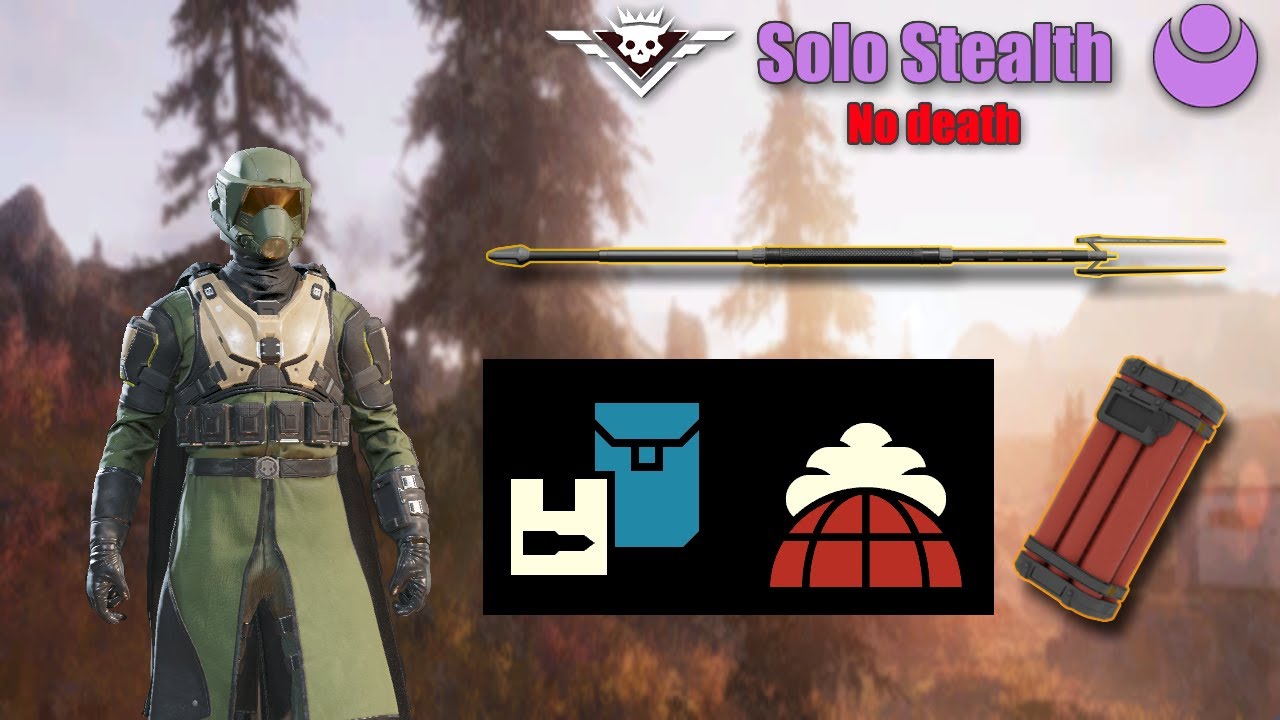 Helldivers 2 - Stealth against Illuminate with Dynamite (Super Helldive)