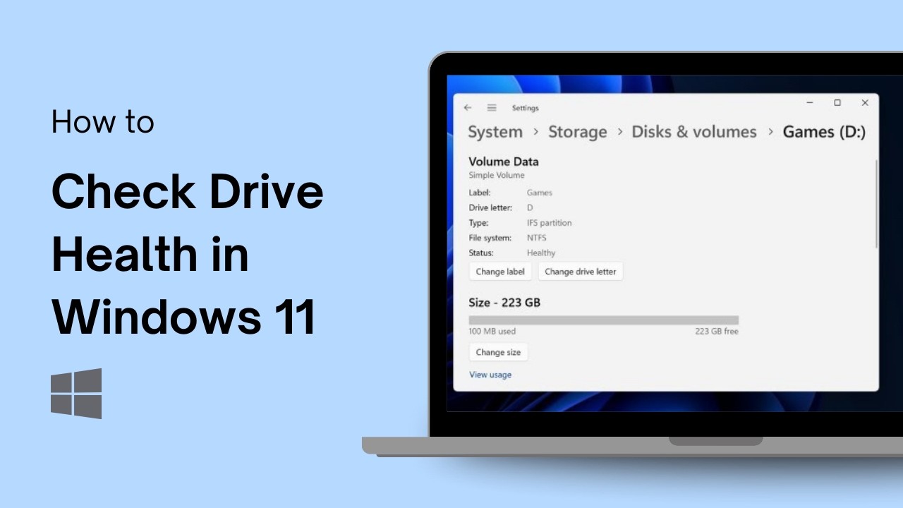 How to Check Drive Health in Windows 11