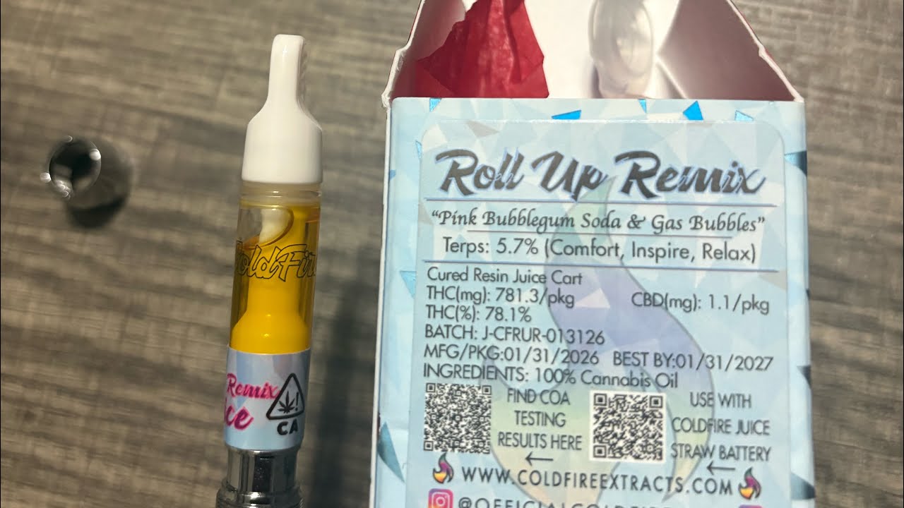 Best Dispensary Resin Cart!? 🛒 Coldfire Cured Resin Juice Cart Review! ✅🔥