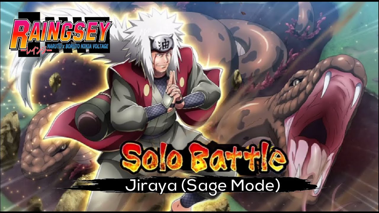 Jiraya (vs Orochimaru) - Shinobi League Ranking - Classification - Solo Attack Mission【NxB NV (忍ボル)】