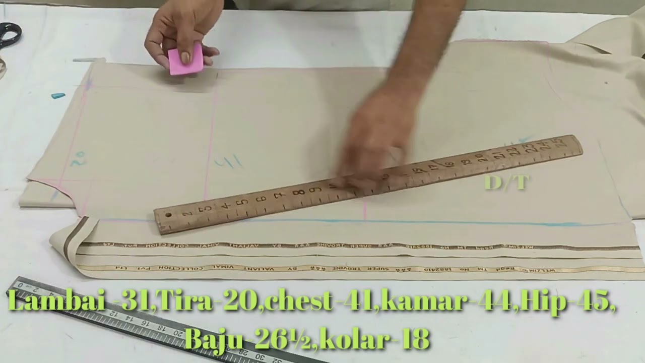 Police uniform cutting 