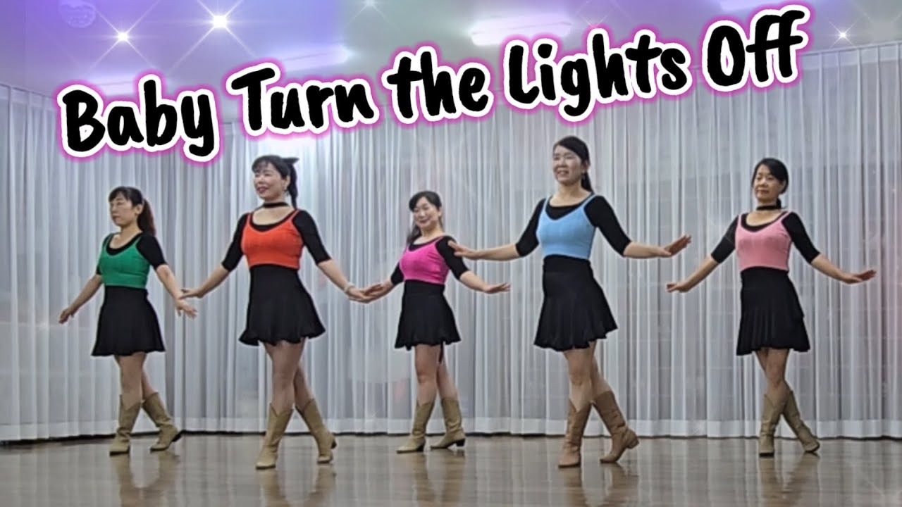 Baby Turn the Lights Off Line Dance (Improver)/Victoria Nicholls(UK) - January 2026