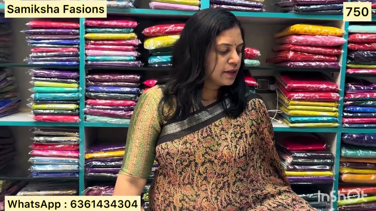 New Year & Christmas Offer l Mysore Crepe wholesale saree collections in R R Nagar Samiksha Fashions