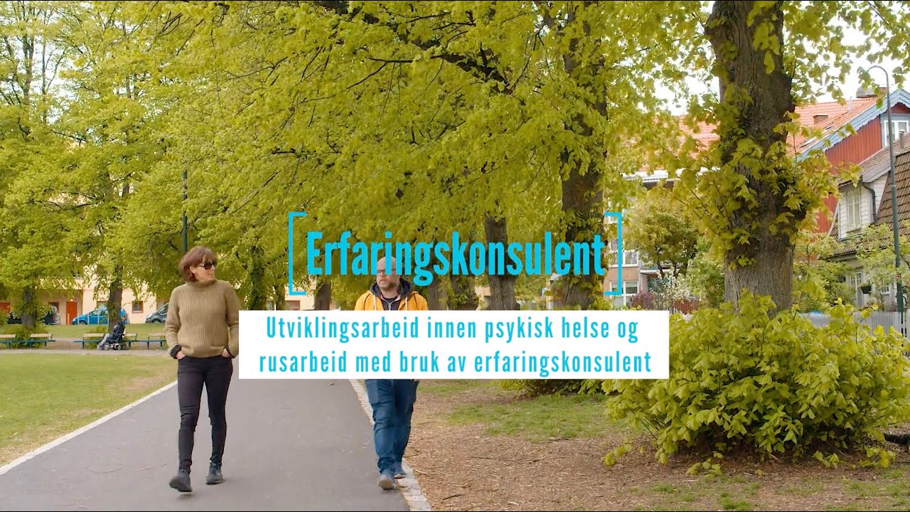 Erfaringskonsulent. Utviklingsarbeid innen psykisk helse- og rusarbeid med erfaringskonsulent