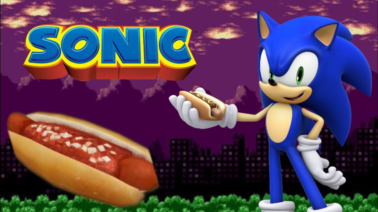 Моменты из мультфильмов Sonic The Hedgehog Chili Dog!