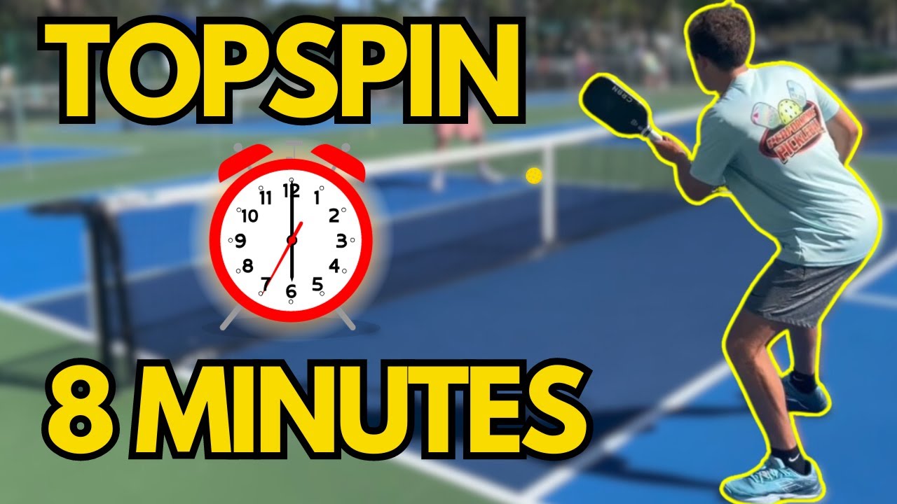 Learn Topspin in Just 8 Minutes in Pickleball (BEST Explanation)