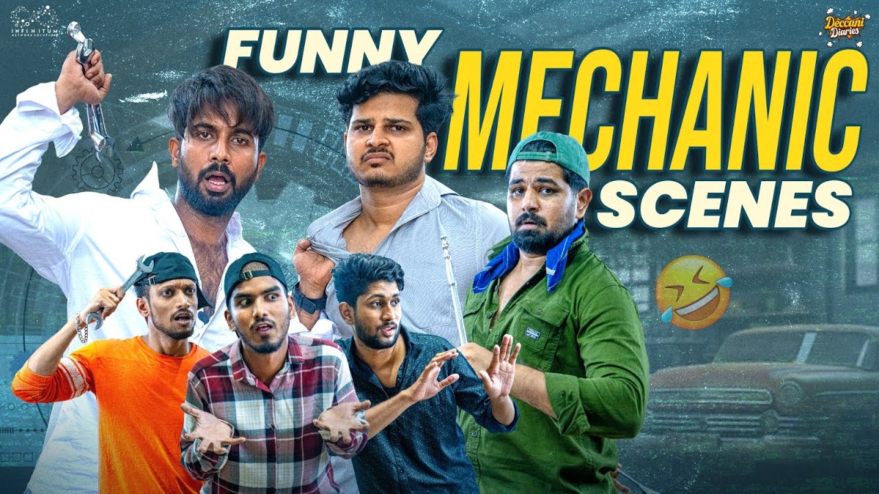 Funny Mechanic Scenes || Latest Hyderabad Comedy || Deccani Dairies