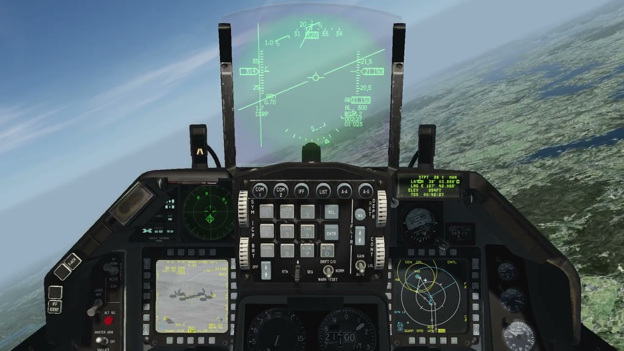 Falcon Bms 4.37 CBU attack on the SA 11