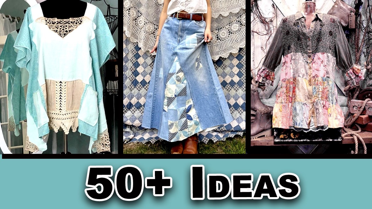 50+ STYLISH Ideas and Upcycled Clothing Projects You'll LOVE