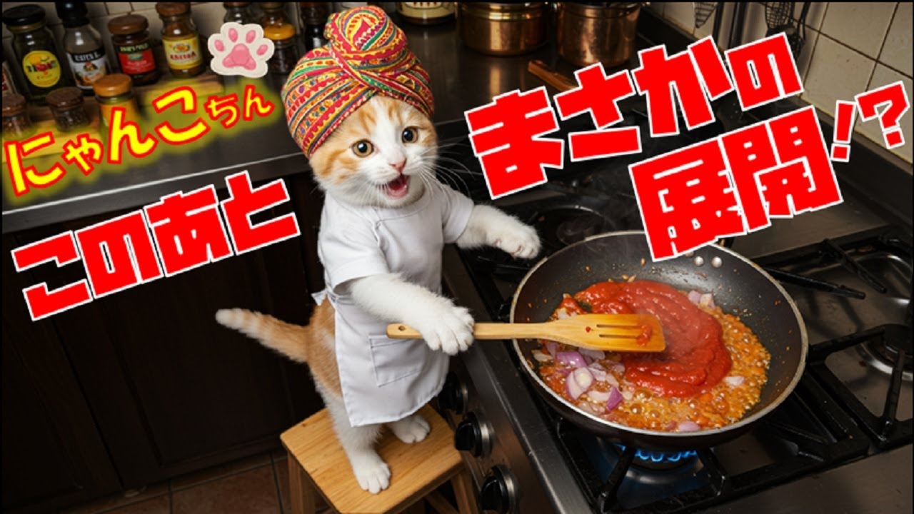 AI猫にゃんこちん、カレー屋でバイトした結果がヤバすぎた!?