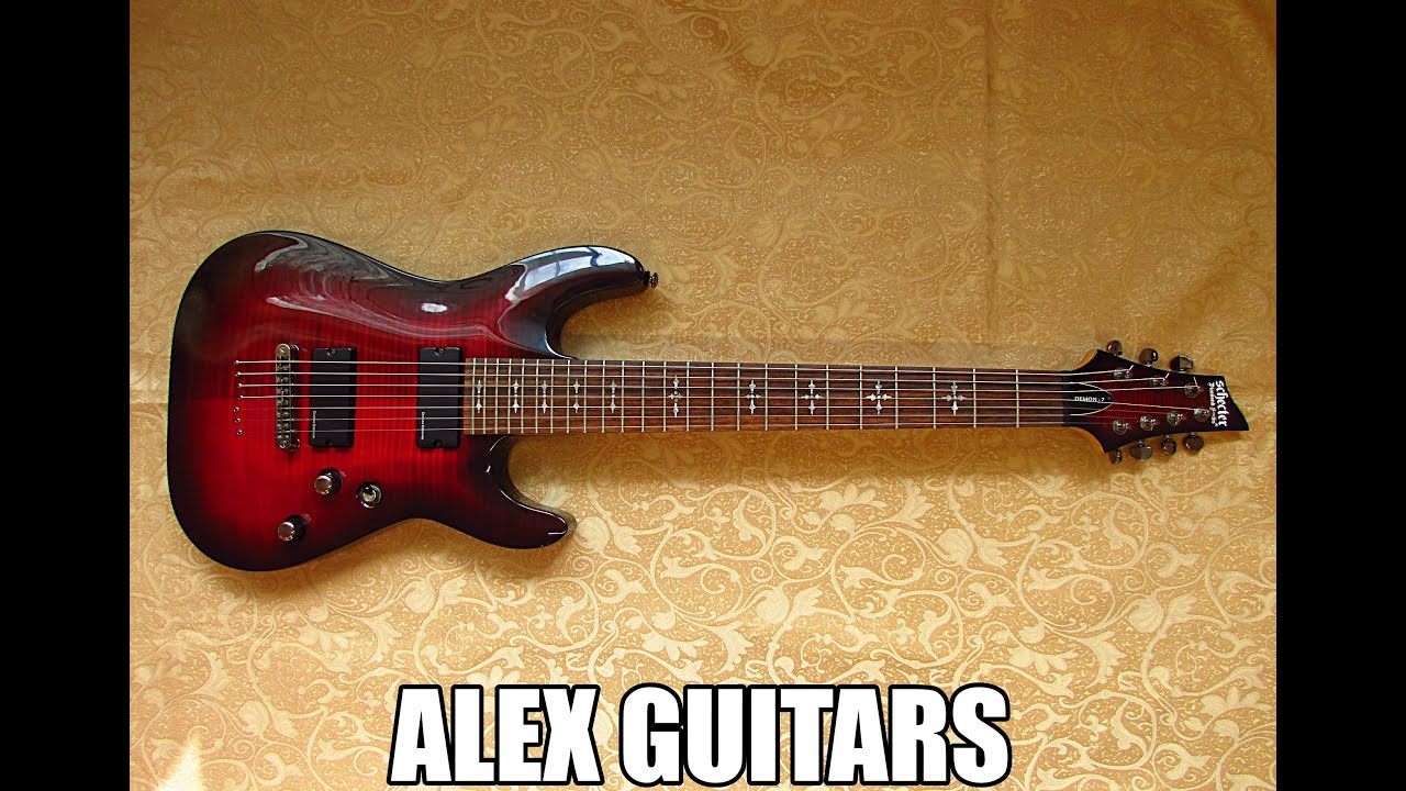 7Струн Schecter Demon-7 Active Баритон Обзор и продажа