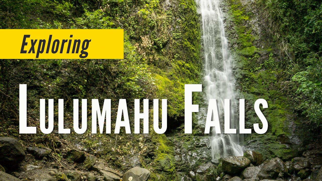 Waterfalls of Oahu - Lulumahu Falls | 4k Aerial | Hawaii