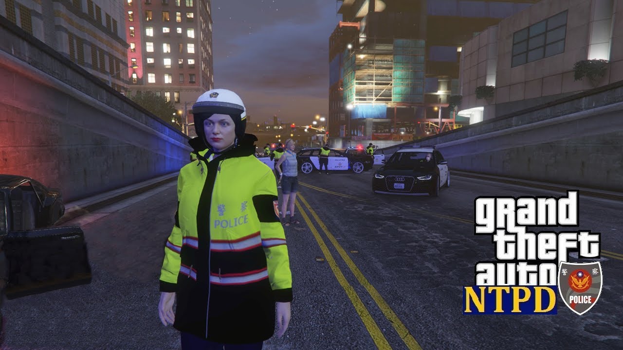 GTA 5 LSPDFR 警察模組 323 開槍 壓制八九猴
