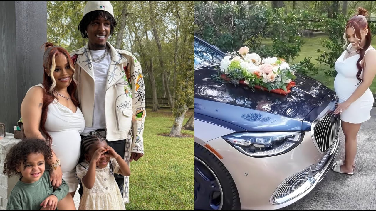 NBA Youngboy Surprises Wife Jazlyn With A Maybach After Gender Reveal Of His 13th Child